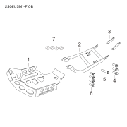 BRACKET - SUMP GUARD - REAR